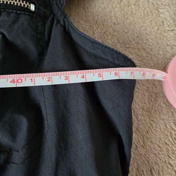 Lapargay Black Sleeveless Zip-Up Hooded Vest Jacket size S - Picture 11 of 16